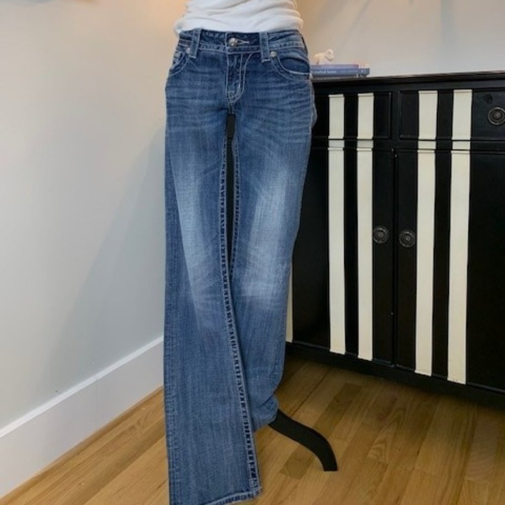 Miss Me Jeans Boot Fleur de Lis